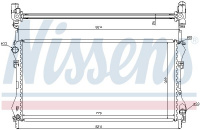 Chladič motoru NISSENS 62046A
