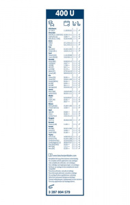 Stěrač BOSCH (BO 3397004579) - 400mm
