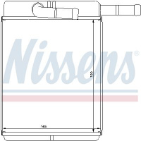 Výměník tepla NISSENS 77522