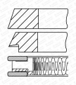 Sada pístních kroužků GOETZE 08-102400-00