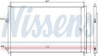 Chladič klimatizace NISSENS 940021