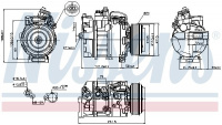 Kompresor klimatizace NISSENS 89075