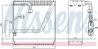 Výparník NISSENS 92204