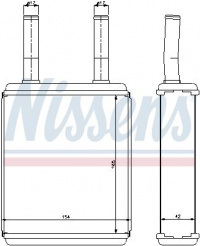 Výměník tepla NISSENS 77600