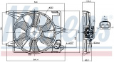 Ventilátor chladiče NISSENS 85708