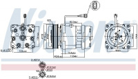 Kompresor klimatizace NISSENS 89083