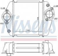 Chladič turba NISSENS 96372