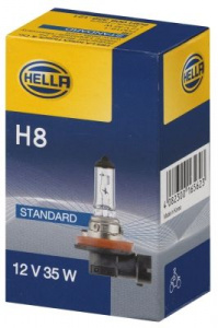 Autožárovka HELLA 8GH008356-121 H8 35W 12V Autožárovka HELLA 8GH008356-121 H8 35W 12V