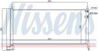 Chladič klimatizace NISSENS 940487