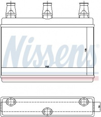 Výměník tepla NISSENS 70522