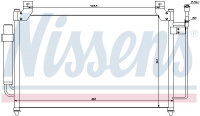Chladič klimatizace NISSENS 940049