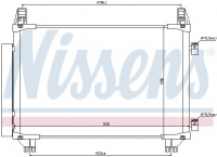 Chladič klimatizace NISSENS 940050