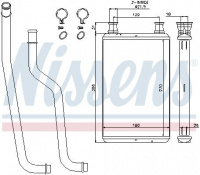 Výměník tepla NISSENS 70978