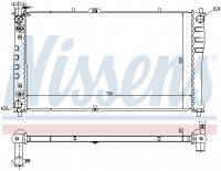 Chladič motoru NISSENS 66640