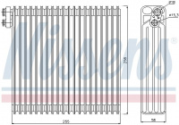 Výparník NISSENS 92213