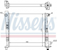Chladič motoru NISSENS 62546