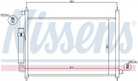 Chladič klimatizace NISSENS 940064