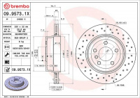 Brzdový kotouč BREMBO 09.9573.1X