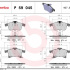 Sada brzdových destiček BREMBO P59045X - CHEVROLET, OPEL