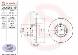 Brzdový kotouč BREMBO 08.6952.10 - SUBARU