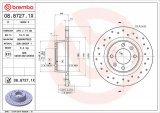 Brzdový kotouč BREMBO 08.8727.1X