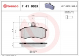 Sada brzdových destiček BREMBO P41003X - LADA, ZAZ