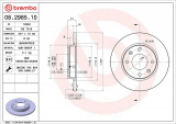 Brzdový kotouč BREMBO 08.2985.10 - CITROËN, PEUGEOT