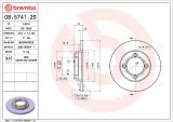 Brzdový kotouč BREMBO 08.5741.20 - KIA