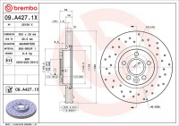 Brzdový kotouč BREMBO 09.A427.1X