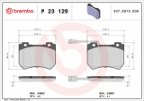 Sada brzdových destiček BREMBO P23129