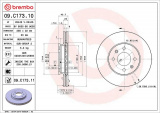 Brzdový kotouč BREMBO 09.C173.11 - KIA