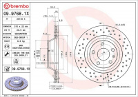 Brzdový kotouč BREMBO 09.9768.1X