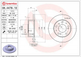 Brzdový kotouč BREMBO 08.4478.10 - CITROËN, FIAT