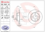 Brzdový kotouč BREMBO 08.7237.10 - ŠKODA