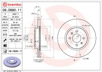 Brzdový kotouč BREMBO 09.D880.11