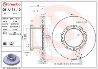 Brzdový kotouč BREMBO 09.A461.10
