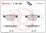 Sada brzdových destiček BREMBO P06040
