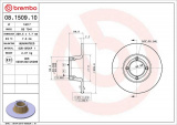 Brzdový kotouč BREMBO 08.1509.10 - MG