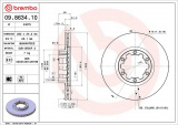 Brzdový kotouč BREMBO 09.8634.10 - NISSAN