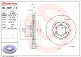 Brzdový kotouč BREMBO 09.8071.11