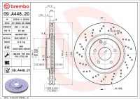 Brzdový kotouč BREMBO 09.A448.21