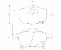 Sada brzdových destiček BREMBO P71007 - SAAB Sada brzdových destiček BREMBO P71007 - SAAB