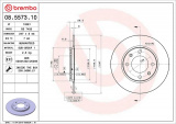 Brzdový kotouč BREMBO 08.5573.10 - PEUGEOT