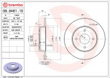 Brzdový kotouč BREMBO 08.9461.10 - NISSAN