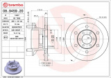 Brzdový kotouč BREMBO 08.9459.20 - IVECO