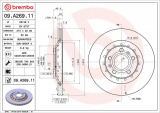 Brzdový kotouč BREMBO 09.A269.11 - AUDI