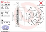 Brzdový kotouč BREMBO 09.7888.43
