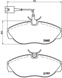 Sada brzdových destiček BREMBO P23083 - CITROËN, FIAT, PEUGEOT