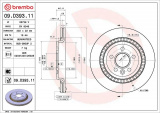 Brzdový kotouč BREMBO 09.D393.11 - VOLVO