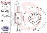 Brzdový kotouč BREMBO 09.8059.20